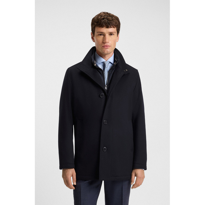 Boss mantel blau 2