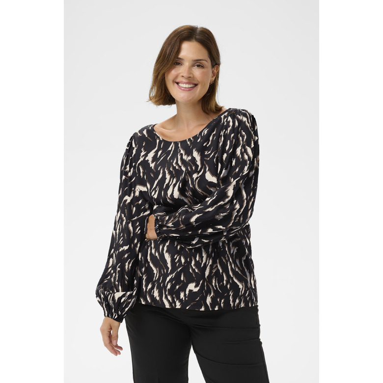 Kaffe Curve blouse zwart 2