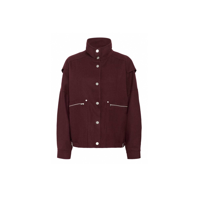 Gestuz vest bordeaux 1