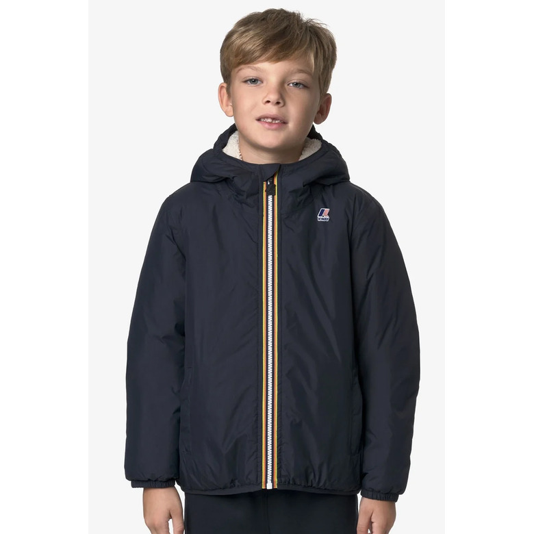 K-way jas blauw 2