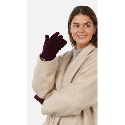 Barts gloves violet