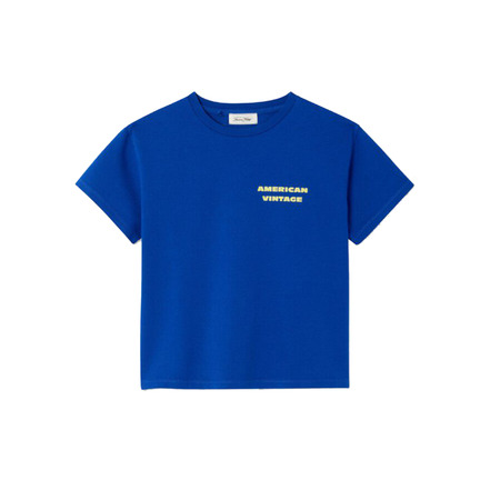 American Vintage t-shirt blauw