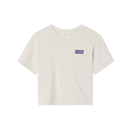 American Vintage t-shirt grijs