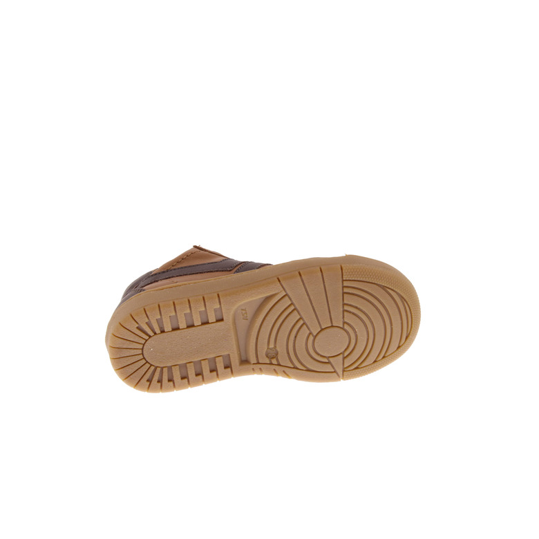 Stones And Bones hoge schoenen cognac 5