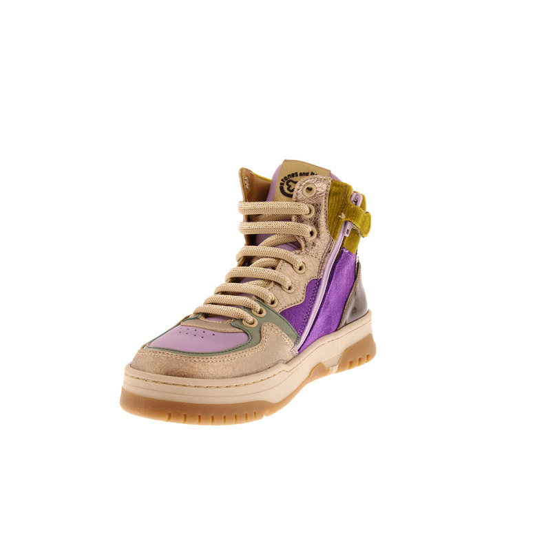 Stones And Bones hoge schoenen paars 3