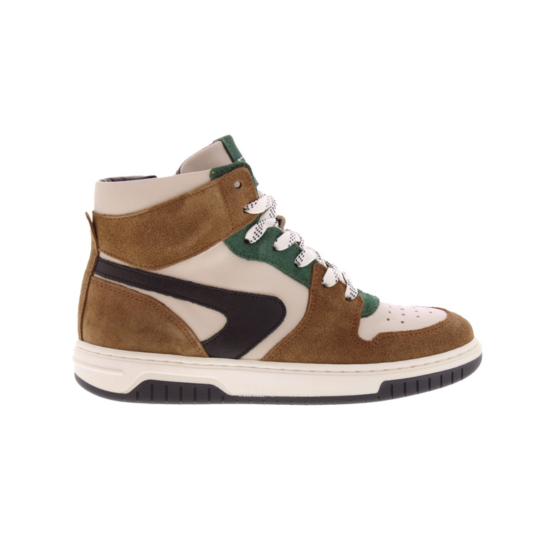 Bana & Co hoge schoenen cognac 1