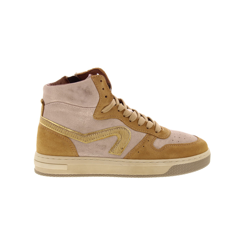 Hip hoge schoenen camel 1
