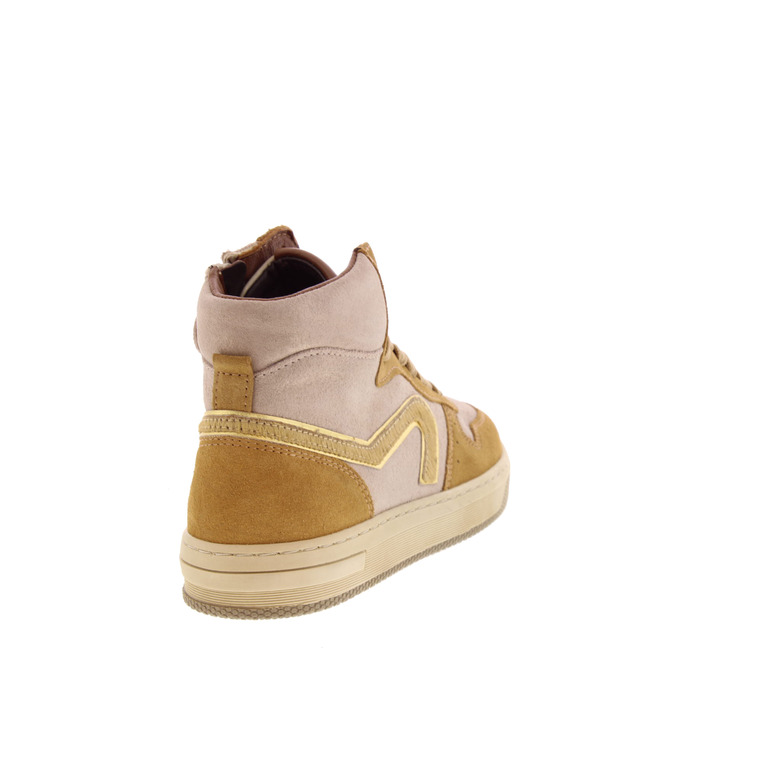 Hip hoge schoenen camel 4