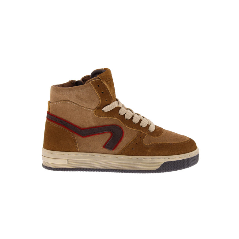 Hip hoge schoenen cognac 1