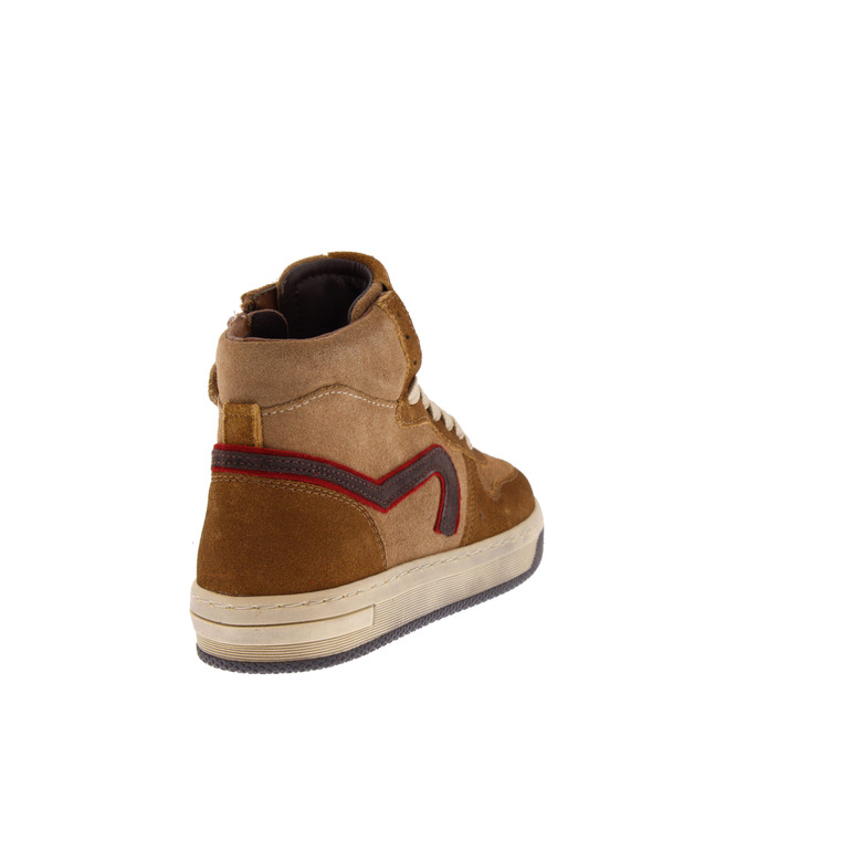 Hip hoge schoenen cognac 4