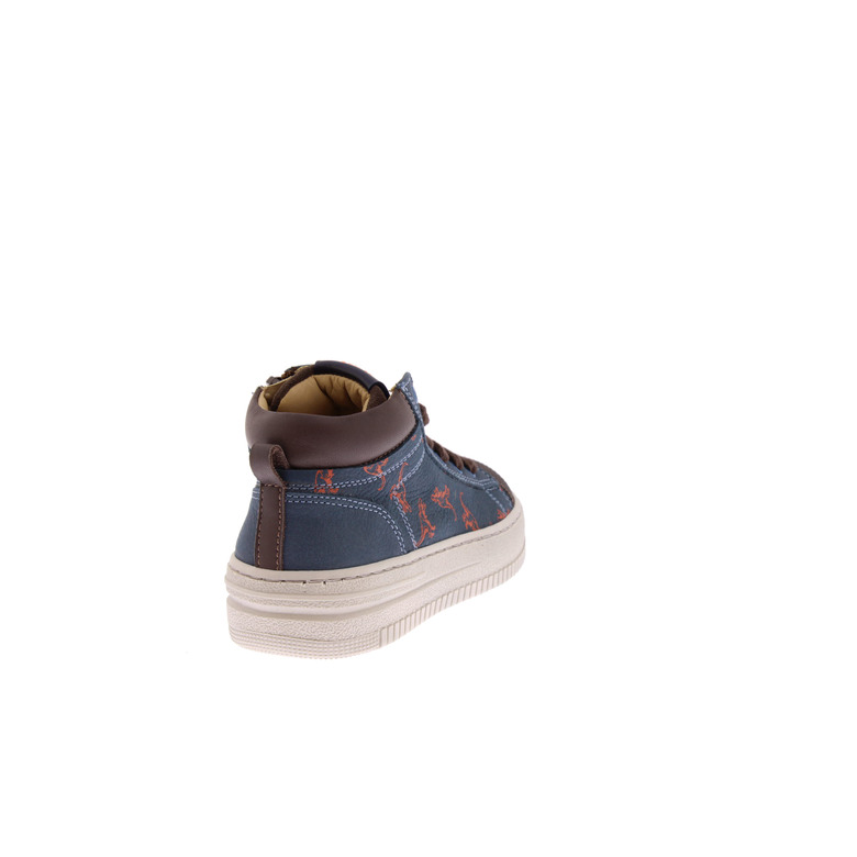 Stones And Bones hoge schoenen blauw 4