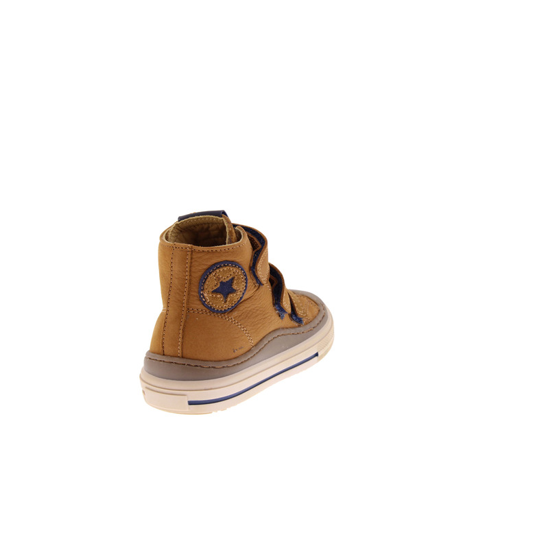 Stones And Bones hoge schoenen cognac 4