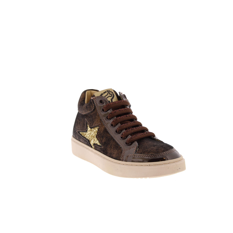 Stones And Bones hoge schoenen brons 2
