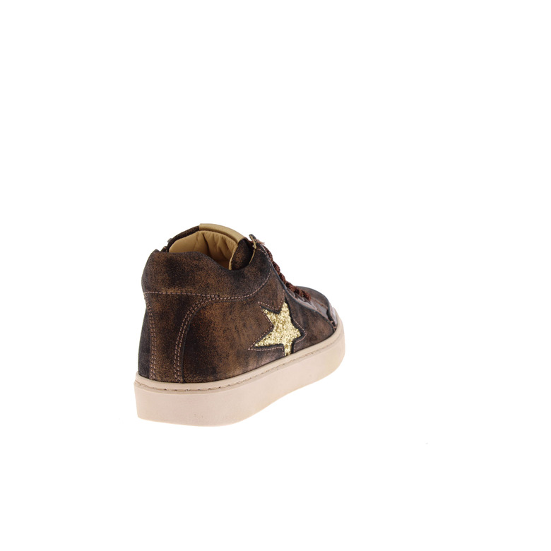 Stones And Bones hoge schoenen brons 4