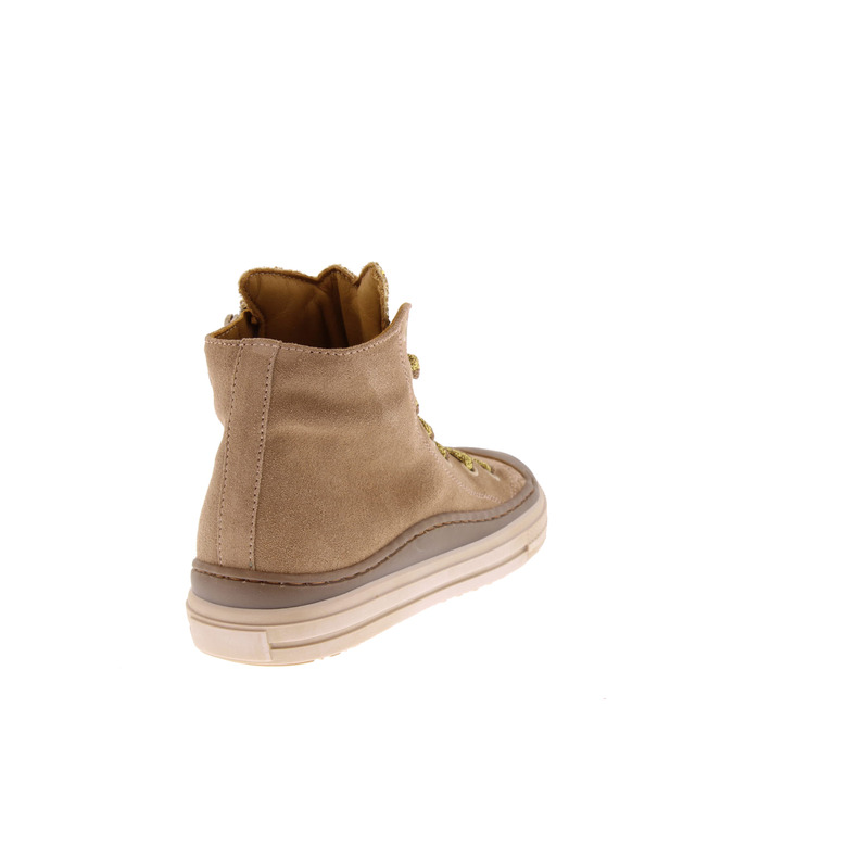 Stones And Bones hoge schoenen beige 4