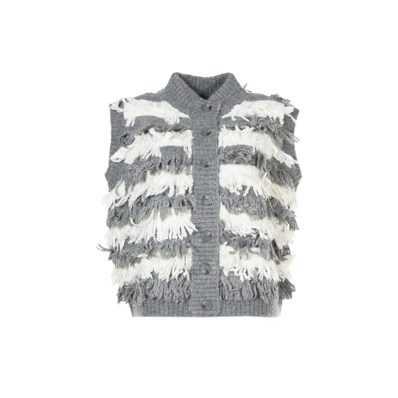 Due Amanti gilet grijs 1