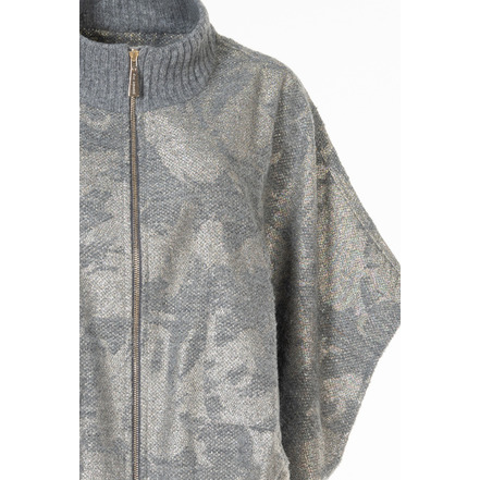 Due Amanti poncho grijs