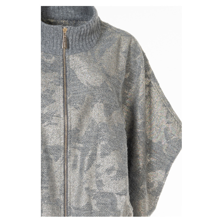 Due Amanti poncho grijs 2