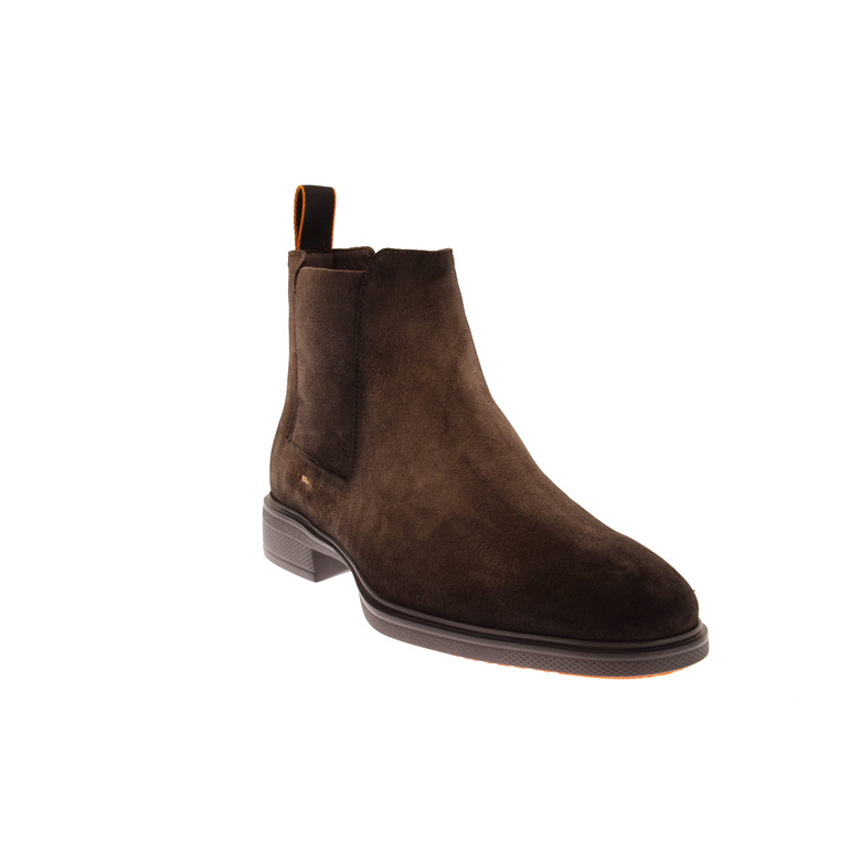 Santoni high shoes brown 2