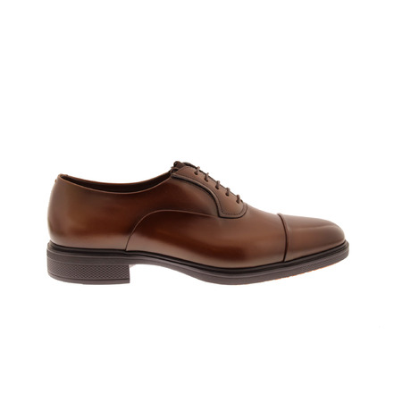 Santoni chaussures à lacets cognac
