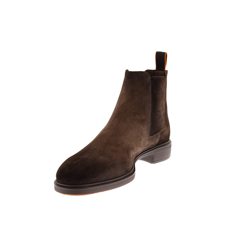 Santoni high shoes brown 3