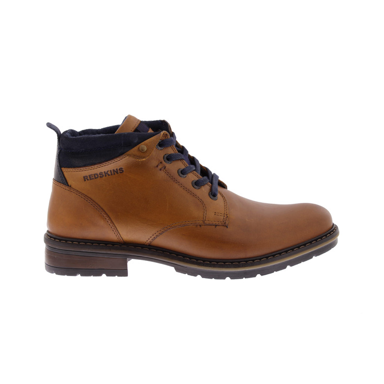 Redskins high shoes cognac 1