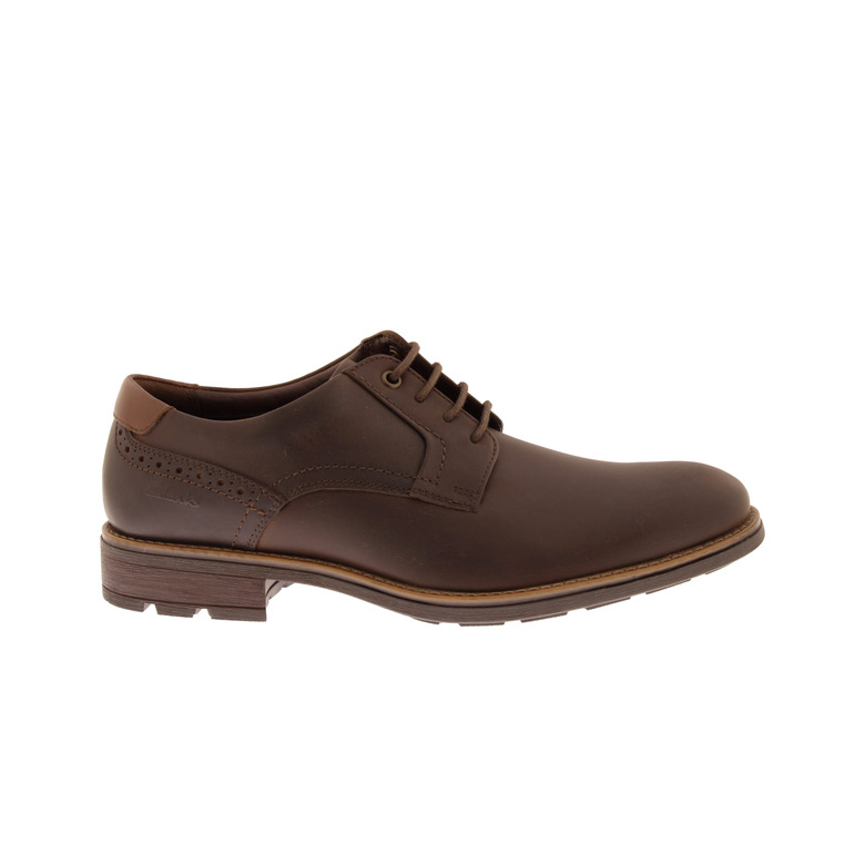 Clarks lace shoes brown 1