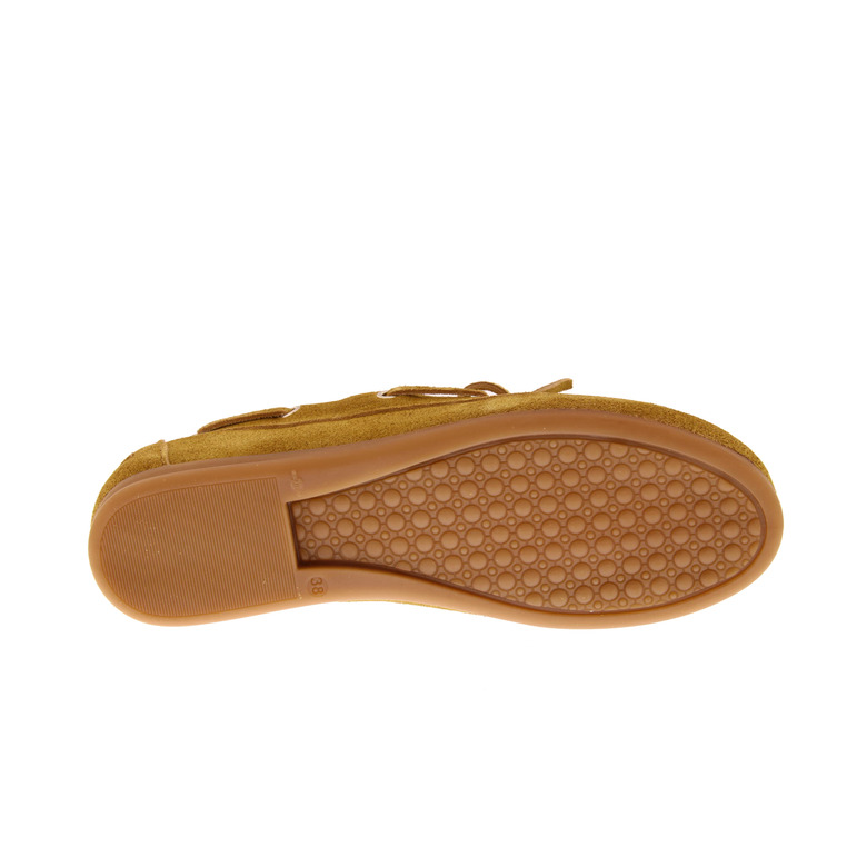Pavement chaussures bateau camel 5