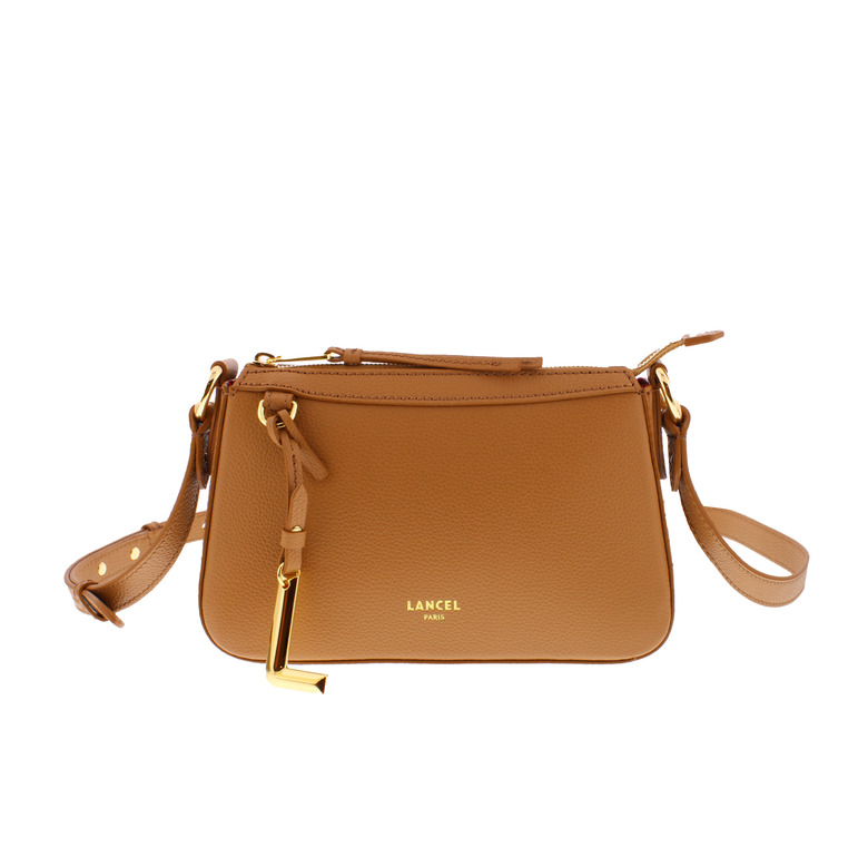 Lancel crossbody camel 1