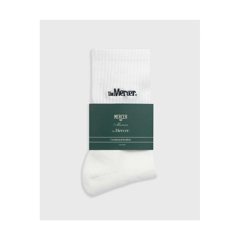 Mercer socks white 2