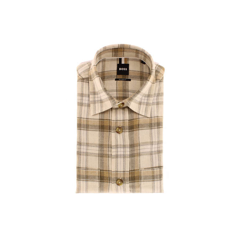 Boss shirt lightbrown 1