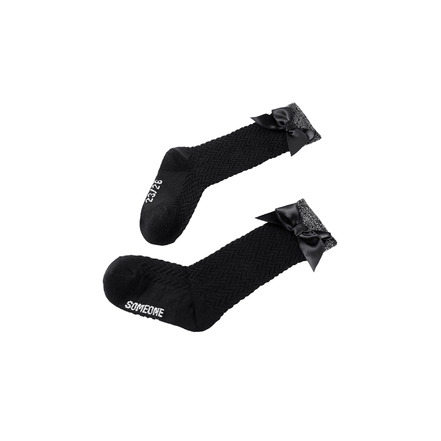 Someone Kids socks black