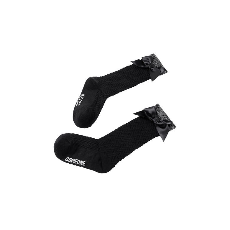 Someone Kids socks black 1