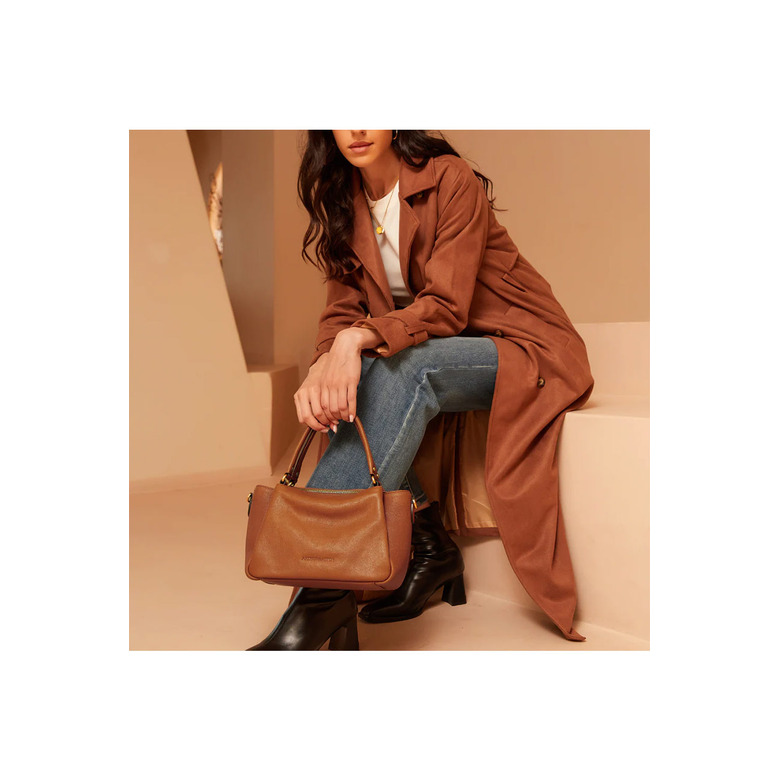 Arthur & Aston handtas taupe 5