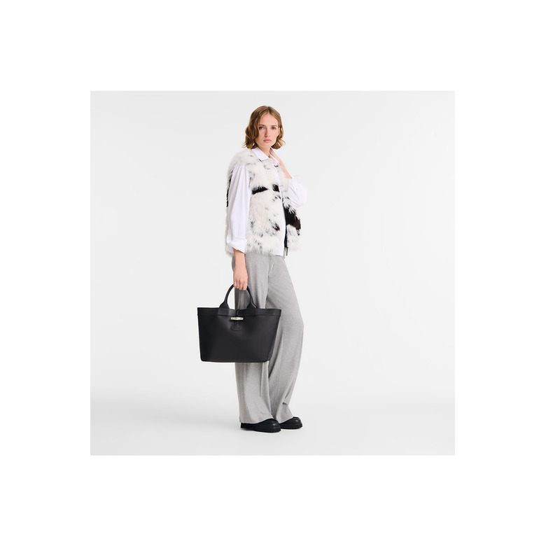 Longchamp handtas zwart 3