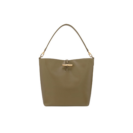 Longchamp sac porté épaule vert