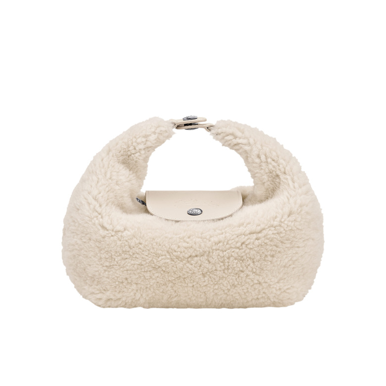 Longchamp handtas ecru 1