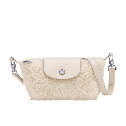 Longchamp sac bandoulière ecru