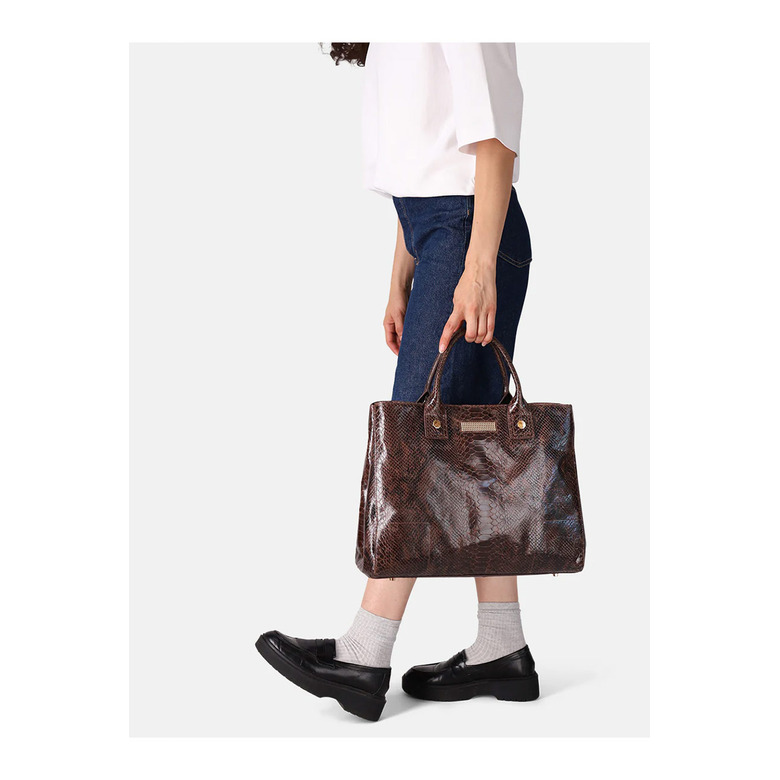 Clio Goldbrenner handtas bruin 4
