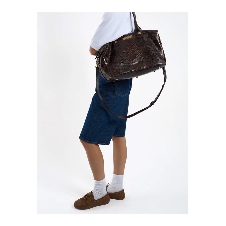 Clio Goldbrenner handtas bruin 4