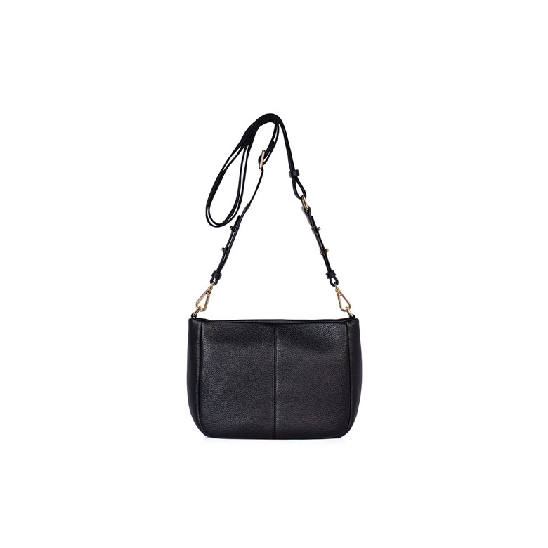 Crinkles Sibel crossbody zwart 3