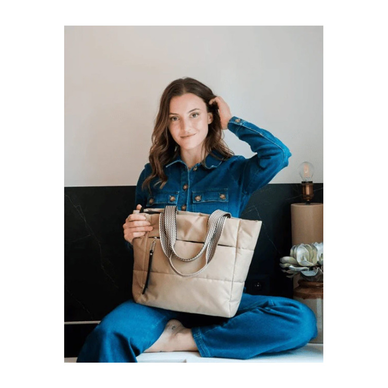 Aube shopper lightbrown 4