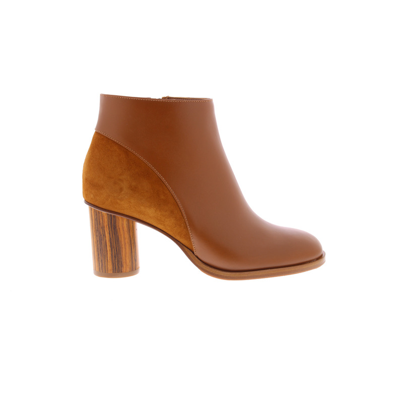 Atelier Content ankle boots cognac 1