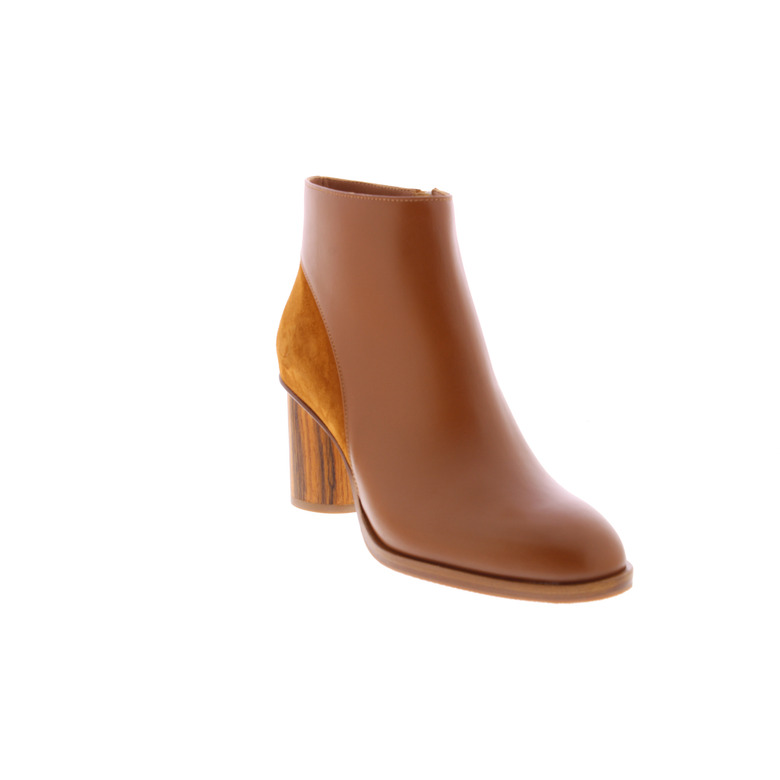 Atelier Content ankle boots cognac 2