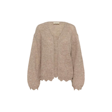 Cream strickjacke beige