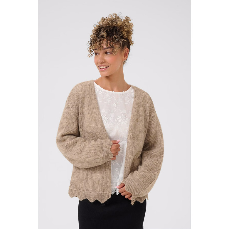 Cream cardigan beige 2
