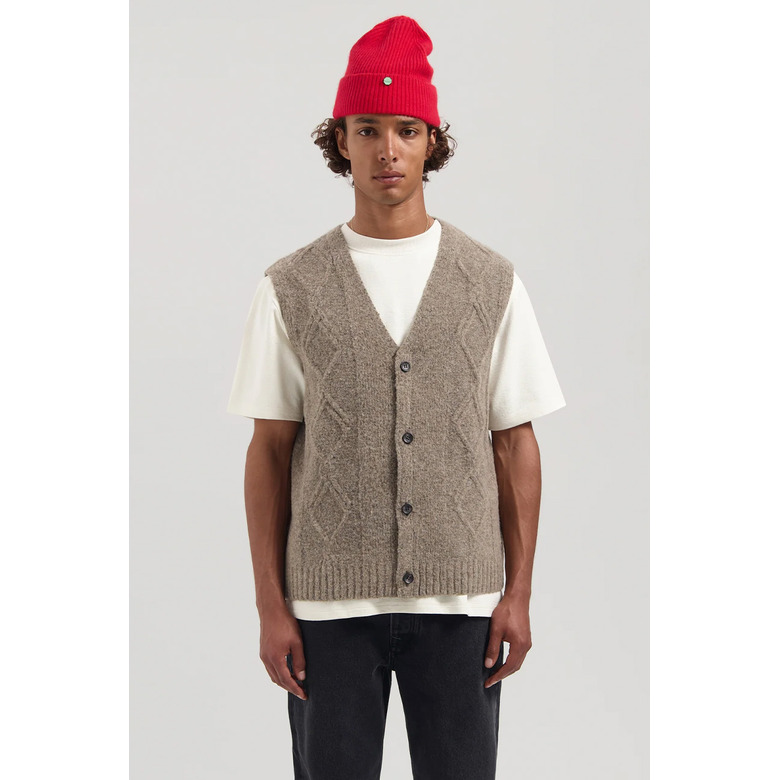 Dstrezzed cardigan lightbrown 2