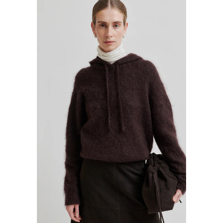 Second Female hoodie brown
