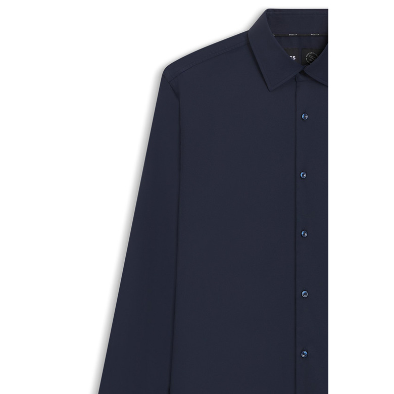Boss hemd blauw 2