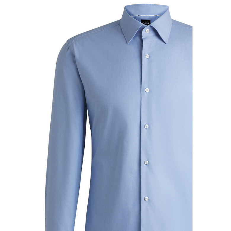 Boss hemd blauw 2
